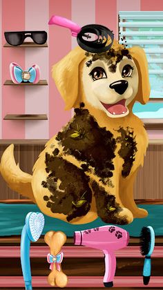 Become a Puppies Groomer - Screenshot 1