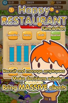 HappyRestaurant Sim - Screenshot 1