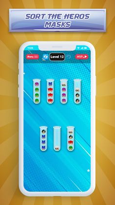 Heroes Mask Sort: PJ Power - Screenshot 2