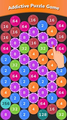 Bubble 2048 Mix-up: Tap Puzzle - Screenshot 2