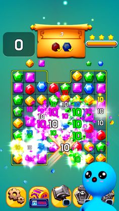 Stickman Jewel: Match 3 Master - Screenshot 3