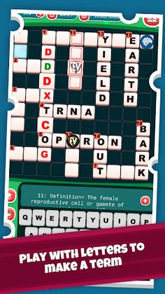 Biology Crossword Puzzle - Screenshot 1