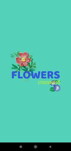 Flowers Puzzle Crossword - Screenshot 1