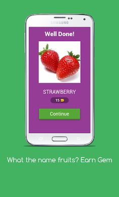 Fruit Name : Win Gems Quiz - Screenshot 2