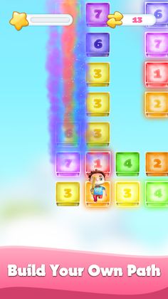 Rainbow Riders - A Puzzle Game - Screenshot 1