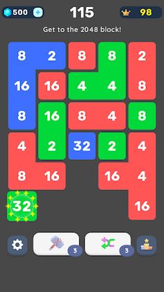Stick Blocks 2048 - Screenshot 2