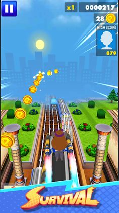 Subway Princess Run Hoverboard - Screenshot 2