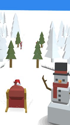 Xmas Santa Mad Sleigh Run - Screenshot 2