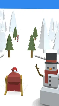 Xmas Santa Mad Sleigh Run - Screenshot 2