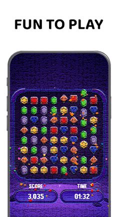 Three Gems Match Game - Screenshot 1