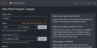Basketball GM - Screenshot 1