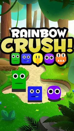 Crush Rainbow- Match 3 Game - Screenshot 1