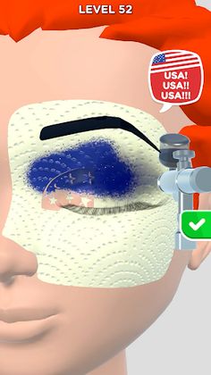 Soccer Fan Makeup - Screenshot 4