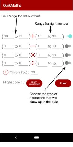 QuikMaths - Screenshot 1
