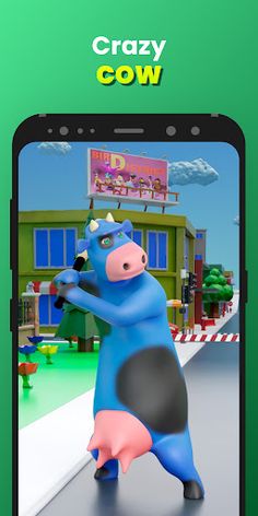 Crazy cow: Test your strength - Screenshot 1