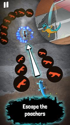 Electric Blue: Gecko Dash! - Screenshot 1
