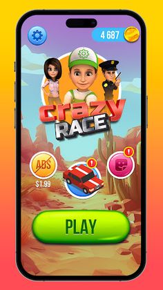 Handy Andy - Crazy cars race - Screenshot 2