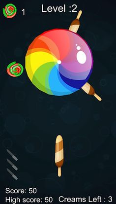 Crunchy Cream Stick Throw - Screenshot 1