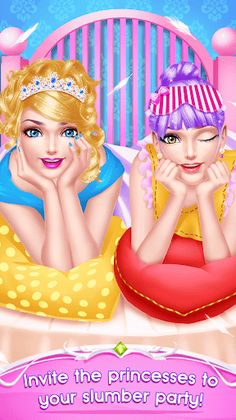 Princess PJ Party Makeover Spa - Screenshot 1