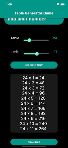 TGG(Table Generator Game) - Screenshot 3