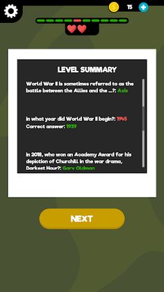 World War 2 Quiz: Offline WW2  - Screenshot 3