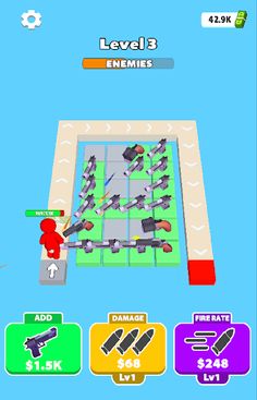 Guns Tower : Merging - Screenshot 1