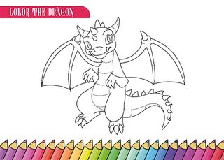 Dragon Coloring - Screenshot 2