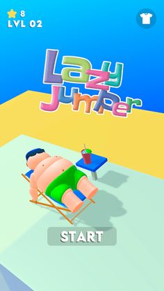 Lazy Jumper - One Tap Game - Screenshot 1
