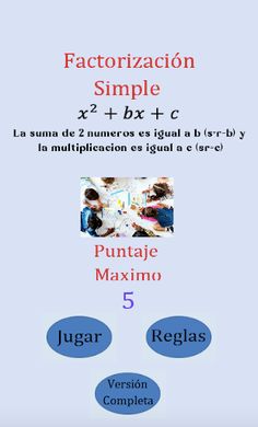 Juego de factorizacion en demo - Screenshot 2