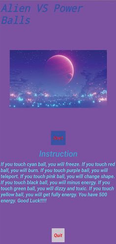 Alien Vs Power Balls - Screenshot 1