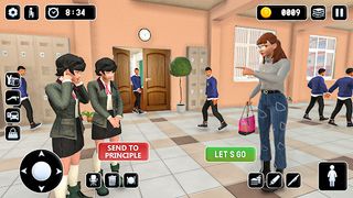 High School Teacher Game 3D - Screenshot 2