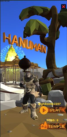 Hanuman: The Monkey God - Screenshot 1