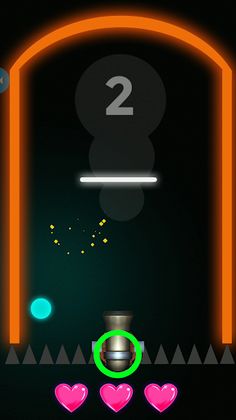 Glow Ball : Bouncy wall - Screenshot 4