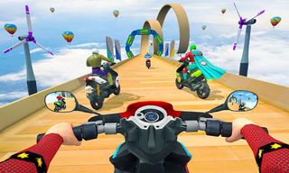 Superhero Bike Scooter Stunts - Screenshot 2