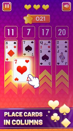 Cards 21 - Puzzle Card Game - Screenshot 2