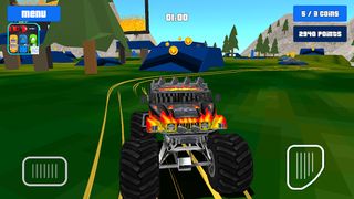 Baby Monster Truck Hot Racing - Screenshot 2