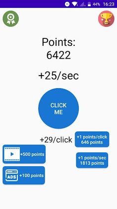 Clicker XP Boost Points Tycoon - Screenshot 1