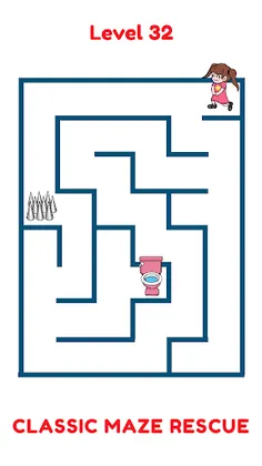 Maze Run: Path To Toilet - Screenshot 2