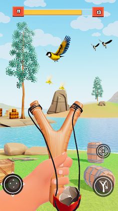 Bird Shooting: Slingshot Games - Screenshot 2