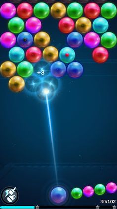 Bubble Shooter - magnetic ball - Screenshot 2