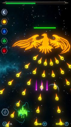 Glow Space Shooter - Screenshot 2