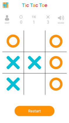 Colorful Tic Tac Toe - Screenshot 3