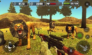 Animals Jungle Lion Shooting - Screenshot 3
