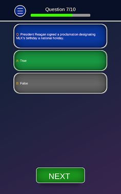 Martin Luther King Jr. - Quiz - Screenshot 4