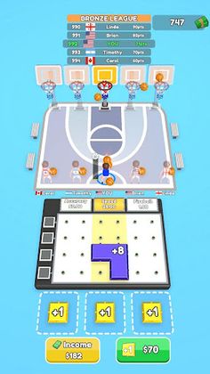 Basketball Idle Topper - Screenshot 1