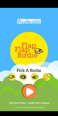 Flap Shoot Birdie, Tap to Fly, - Screenshot 1