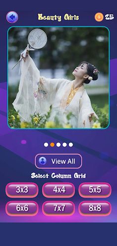 Girls Photo Puzzles Slide Game - Screenshot 2