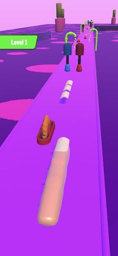 Nail stack Nail Run Girl Game - Screenshot 2