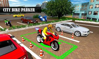 Bike Parking Moto Driving Game - Screenshot 2