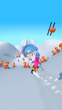 Snow Crash - Mega Winter Race - Screenshot 4